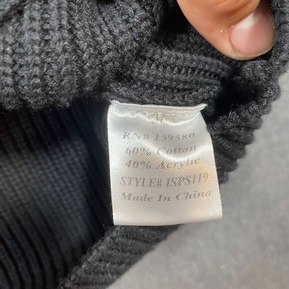 Pink Lily Colorblock Knit Crewneck Sweater Pullover Womens size Medium - Picture 5 of 9